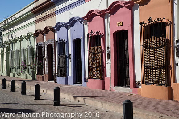 Colorful Row Houses - Mazatlan